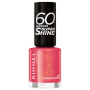 Rimmel 60 Seconds Super-Shine Nail Polish (Various Shades) - Flamingo Fushia