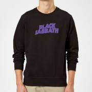 Image of Black Sabbath Logo Sweatshirt - Black - S - Black