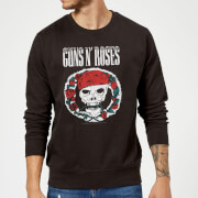 Image of Guns N Roses Circle Skull Sweatshirt - Black - S - Black