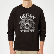 Image of Queen Tour 75 Sweatshirt - Black - S - Black