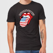 Rolling Stones Us Flag Mens T Shirt Black 3Xl rolling stones kopen in de aanbieding