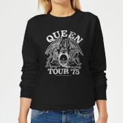 Image of Queen Tour 75 Women's Sweatshirt - Black - XS - Black