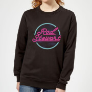 Image of Rod Stewart Neon Women's Sweatshirt - Black - XS - Black