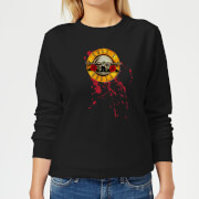 Image of Guns N Roses Bloody Bullet Women's Sweatshirt - Black - XS - Black