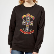Image of Guns N Roses Appetite For Destruction Women's Sweatshirt - Black - XS - Black