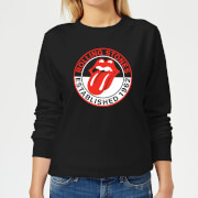 Image of Rolling Stones Est 62 Women's Sweatshirt - Black - XS - Black