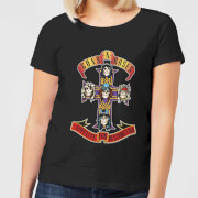 Guns N Roses Appetite For Destruction Womens T Shirt Black Xs guns n roses kopen in de aanbieding