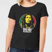 Bob Marley Face Logo Womens T Shirt Black 5Xl bob marley kopen in de aanbieding