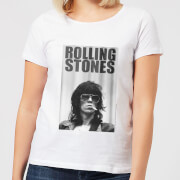 Rolling Stones Keith Smoking Womens T Shirt White M rolling stones kopen in de aanbieding