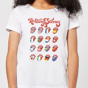 Rolling Stones International Licks Womens T Shirt White Xs rolling stones kopen in de aanbieding