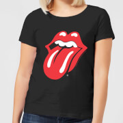 Rolling Stones Classic Tongue Womens T Shirt Black S rolling stones kopen in de aanbieding