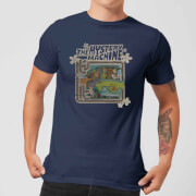 Image of Scooby Doo Mystery Machine Psychedelic Men's T-Shirt - Navy - S - Navy