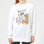 Scooby Doo Powered By Milk And Cookies Womens Sweatshirt White M scooby doo kopen in de aanbieding Scooby Doo Powered By Milk And Cookies Womens Sweatshirt White M scooby doo kopen in de aanbieding