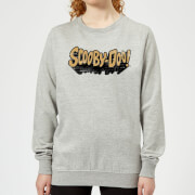Scooby Doo Retro Colour Logo Womens Sweatshirt Grey M scooby doo kopen in de aanbieding
