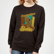 Image of Scooby Doo Born To Be A Baller Women's Sweatshirt - Black - XS - Black