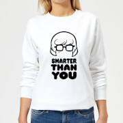 Scooby Doo Smarter Than You Womens Sweatshirt White 3Xl scooby doo kopen in de aanbieding