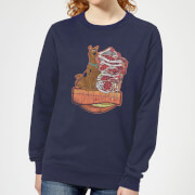 Image of Scooby Doo Munchies Women's Sweatshirt - Navy - XS - Navy