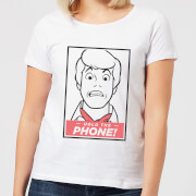 Image of Scooby Doo Hold The Phone Women's T-Shirt - White - S - White