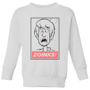 Scooby Doo Zoinks Kids Sweatshirt White 9 10 Years scooby doo kopen in de aanbieding