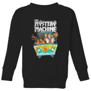 Image of Scooby Doo Mystery Machine Heavy Metal Kids' Sweatshirt - Black - 3-4 Years - Black