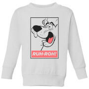 Scooby Doo Ruh Roh Kids Sweatshirt White 5 6 Years scooby doo kopen in de aanbieding