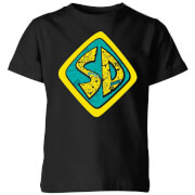 Scooby Doo Emblem Kids T Shirt Black 7 8 Years scooby doo kopen in de aanbieding