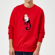 Friends Marcel The Monkey Sweatshirt Red S friends kopen in de aanbieding