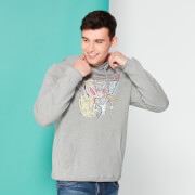 Cartoon Network Spin Off Cow And Chicken Retro Hoodie Grey Xxl cartoon network kopen in de aanbieding