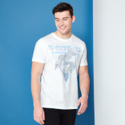 Image of Transformers Megatron Retro Japanese T-Shirt - White - S - White