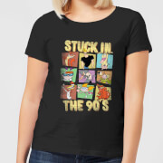 Cartoon Network Stuck In The 90S Womens T Shirt Black Xxl cartoon network kopen in de aanbieding