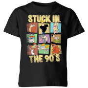 Cartoon Network Stuck In The 90S Kids T Shirt Black 11 12 Years cartoon network kopen in de aanbieding