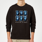 Game of Thrones Winter Is Here Faces Sweatshirt - Black - S - Noir