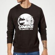 Courage The Cowardly Dog Spotlight Sweatshirt - Black - S - Schwarz
