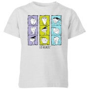 Ed, Edd n Eddy Heads Kids' T-Shirt - Grey - 3-4 Jahre - Grau