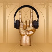 „Rock on!“ Kopfhörer Präsentationsständer