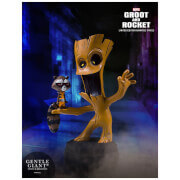 Statuette effet animée Groot & Rocket Racoon des Gardiens de la Galaxie de Marvel (10 cm) – Gentle Giant