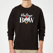 Disney Minnie Mouse Vintage Bow Sweatshirt Black Xl disney kopen in de aanbieding