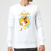 Image of Disney Aladdin Rope Swing Sweatshirt - White - S - White