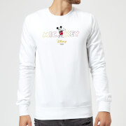 Disney Mickey Mouse Wording Sweatshirt White 4Xl disney kopen in de aanbieding