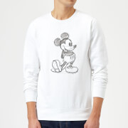 Disney Mickey Mouse Sketch Sweatshirt White 4Xl disney kopen in de aanbieding