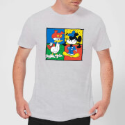 Disney Mickey And Donald Clothes Swap Mens T Shirt Grey S disney kopen in de aanbieding