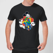 Disney Mickey Mouse Vintage Arrows Mens T Shirt Black Xl disney kopen in de aanbieding