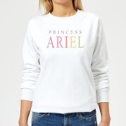 Disney Little Mermaid Princess Ariel Womens Sweatshirt White Xxl disney kopen in de aanbieding