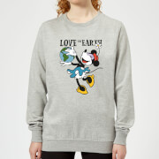 Disney Minnie Mouse Love The Earth Womens Sweatshirt Grey 3Xl disney kopen in de aanbieding