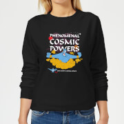 Image of Disney Aladdin Phenomenal Cosmic Power Women's Sweatshirt - Black - XS - Black