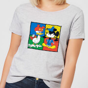 Disney Mickey And Donald Clothes Swap Womens T Shirt Grey L disney kopen in de aanbieding
