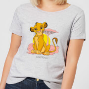 Disney Lion King Simba Pastel Womens T Shirt Grey 4Xl disney kopen in de aanbieding