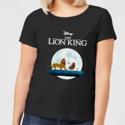 Disney Lion King Hakuna Matata Walk Womens T Shirt Black L disney kopen in de aanbieding