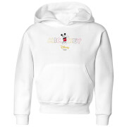 Disney Mickey Mouse Wording Kids Hoodie White 3 4 Years disney kopen in de aanbieding