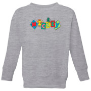 Disney Mickey Fruit Blocks Kids Sweatshirt Grey 3 4 Years disney kopen in de aanbieding